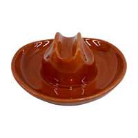 Terracotta Tray Cowboy Hat Décor
