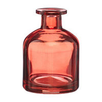 Red Glass Bottle