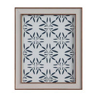 Gray Patterned Polystyrene Photo Frame, 8x10 in
