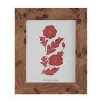 Wood-Tone Autumnal Polystyrene Photo Frame, 8x10 in