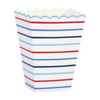 Unique Party Patriotic Popcorn Boxes, 10 ct