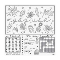 Unique Party Patriotic Black and White Coloring &