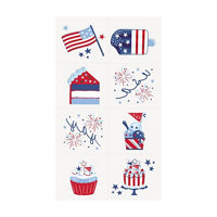 Unique Party Patriotic Temporary Tattoos, 24 ct