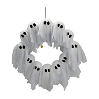 Ghost Pre-lit Wreath, 18 in