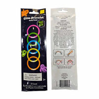 Halloween Glow Bracelets, 5 ct