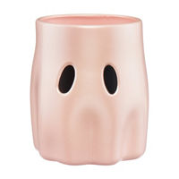 Halloween Pink Plastic Ghost Bucket, Small