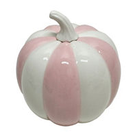 Ceramic Stripe Pumpkin