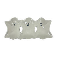 Halloween White Ghost Shaped Candy Tray