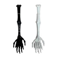 Halloween Skeleton Shaped Tongs, 2 Assorted Colors