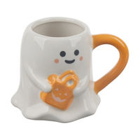 Halloween Harvest Cute Ghost Shaped Mug