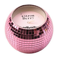 Halloween Pink Citron Berry Scented Disco Ball Glass