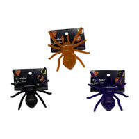 Halloween Light Up Flashing Spider Décor, 3 Assorted