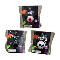 Halloween Light-Up Spooky Ring, 3 Assorted Styles