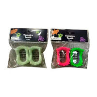 Halloween Spooky Vampire Teeth, 8 ct, Assorted Colors