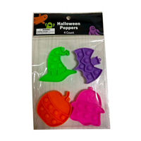 Halloween Bubble Poppers Favor Toy, 4 ct