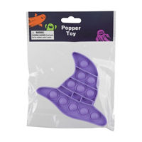 Halloween Blue Witch Hat Shaped Bubble Popper Toy