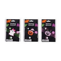 Halloween Light Up Flashing Bracelet, 3 Assorted Styles