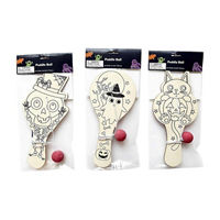 Halloween Paddle Ball, 3 Assorted Designs