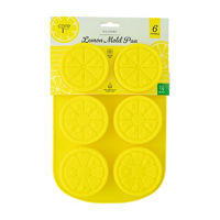 Core Kitchen Silicone Lemon Mold Pan, Set of 6