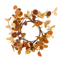 Harvest Eucalyptus Artificial Wreath Décor, 12 in, 2 Assorted Styles