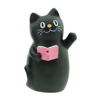 Halloween Resin Black Cat Décor, 4 Assorted Styles