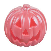 Halloween Shimmer Light-Up Pumpkin Shaped Lantern Décor, Small, 3 Assorted Color