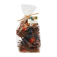Rooms Bloom Pinecone Harvest Dried Bowl Filler, 1.5 qt