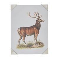 Holly Williams Fall Rectangular Deer Canvas Décor, 18x24