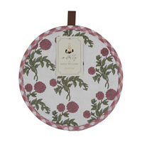 Holly Williams Fall Round Floral Pot Holder