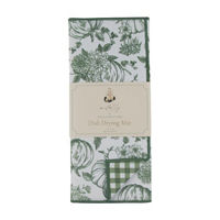 Holly Williams Green Harvest Print Drying Mat, 15