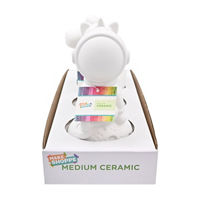 Make Shoppe Ceramic Figurine, Medium, 3 Assorted