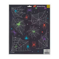 Halloween Window Spider Clings Décor