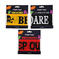 Halloween Fright Tape, 12 ft, 3 Assorted Designs