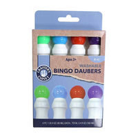 Crafter’s Closet Washable Bingo Daubers, 4 pk