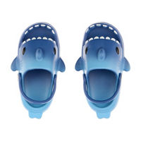 Summer Unisex Blue Shark Slide, Medium