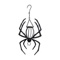 Black Metal Hanging Spider, 24 in