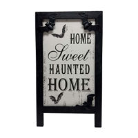 Home Sweet Haunted Home Welcome Sign, 15x8 in