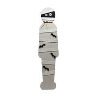 Halloween Mummy Leaning Porch Sign