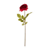 Artificial Red Rose Stem, 28 in