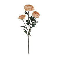 Harvest Pink Artificial Ranunculus Stem, 22 in