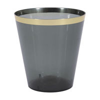 Premier Stylz Black & White Plastic Shot Glasses,