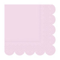 Premier Stylz Pink/Purple Scalloped-Edge Beverage Napkins, 16 ct, 3 Assorted