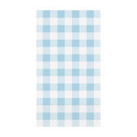 Premier Stylz Blue Gingham Guest Napkins, 16 ct