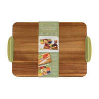 9 Compartment Snack Box with Acacia Lid