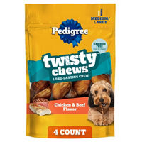 Pedigree Twisty Chews Medium/Large Long-Lasting Dog Treats
