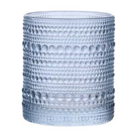 Harvest Blue Hobnail Glass DOF Tumbler, 9.5 oz