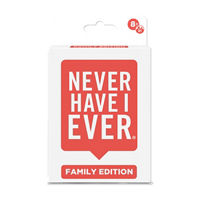 Never Have I Ever Family Edition Card Game