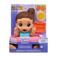 Baby Alive Dinnertime Creations Brunette Hair Doll Toy