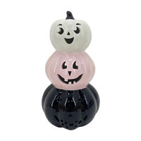 Halloween LED Light-Up Stacked Pumpkins