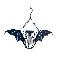Solar-Powered Hanging Metal Bat